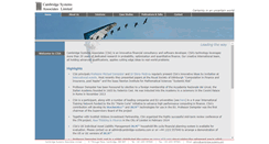 Desktop Screenshot of cambridge-systems.com