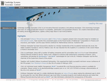 Tablet Screenshot of cambridge-systems.com